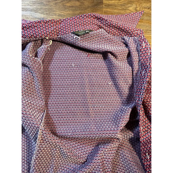 Vintage Disco 70s TownCraft Penneys Mens Long Sleeve Button Down disco shirt - Picture 15 of 16